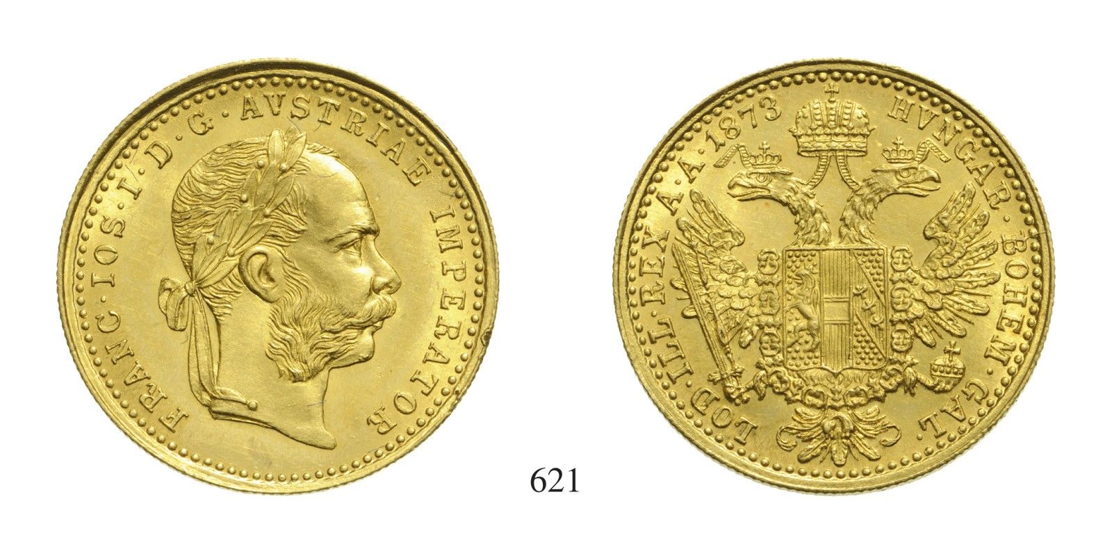Ferenc József (1848-1916), Dukát, Au, 1873, Wien