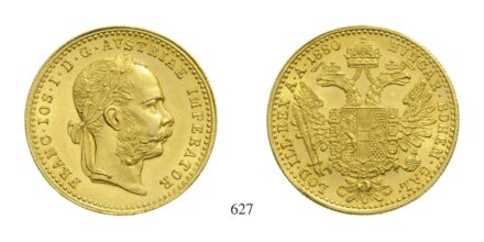 Ferenc József (1848-1916), Dukát, Au, 1880, Wien