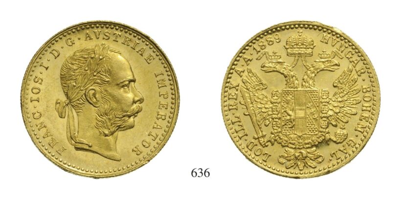 Ferenc József (1848-1916), Dukát, Au, 1889, Wien
