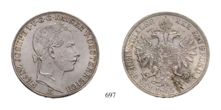Ferenc József (1848-1916), Vereinstaler, Ag, 1865, Gyulafehérvár