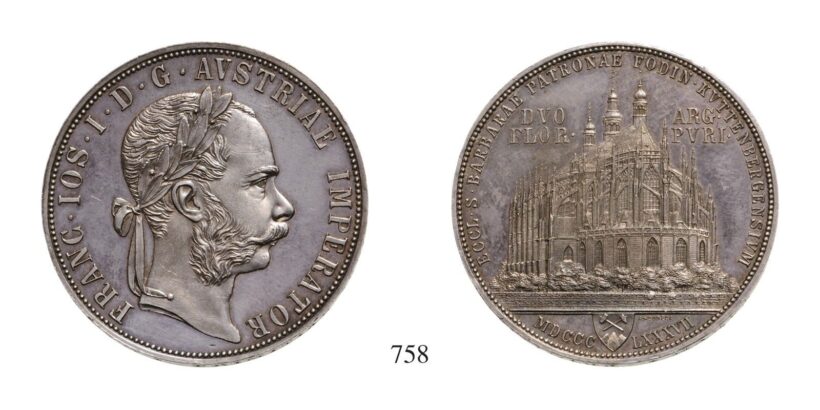 Ferenc József (1848-1916), 2 Forint, Ag, 1887, Kuttenberg