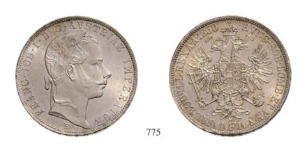 Ferenc József (1848-1916), Forint, Ag, 1860, Gyulafehérvár
