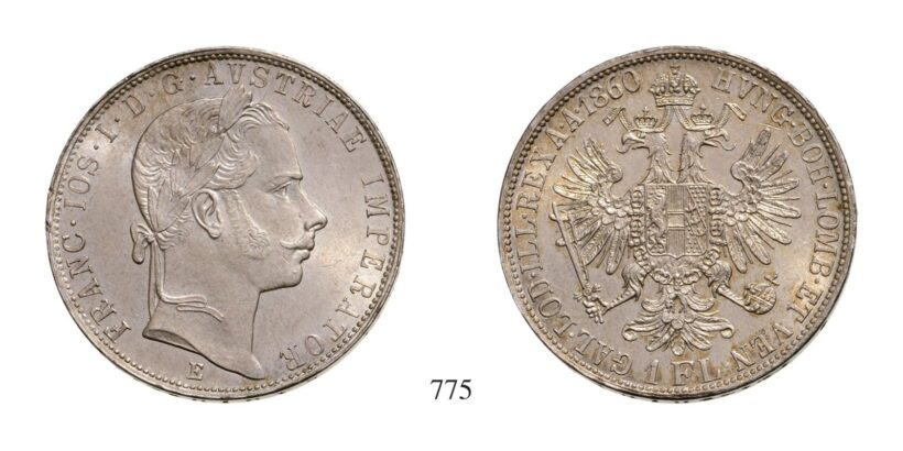 Ferenc József (1848-1916), Forint, Ag, 1860, Gyulafehérvár