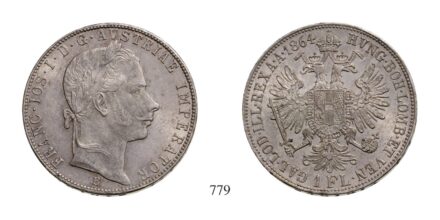 Ferenc József (1848-1916), Forint, Ag, 1864, Körmöcbánya