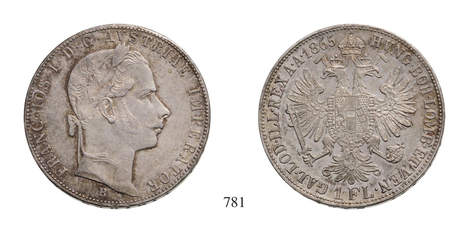 Ferenc József (1848-1916), Forint, Ag, 1865, Körmöcbánya