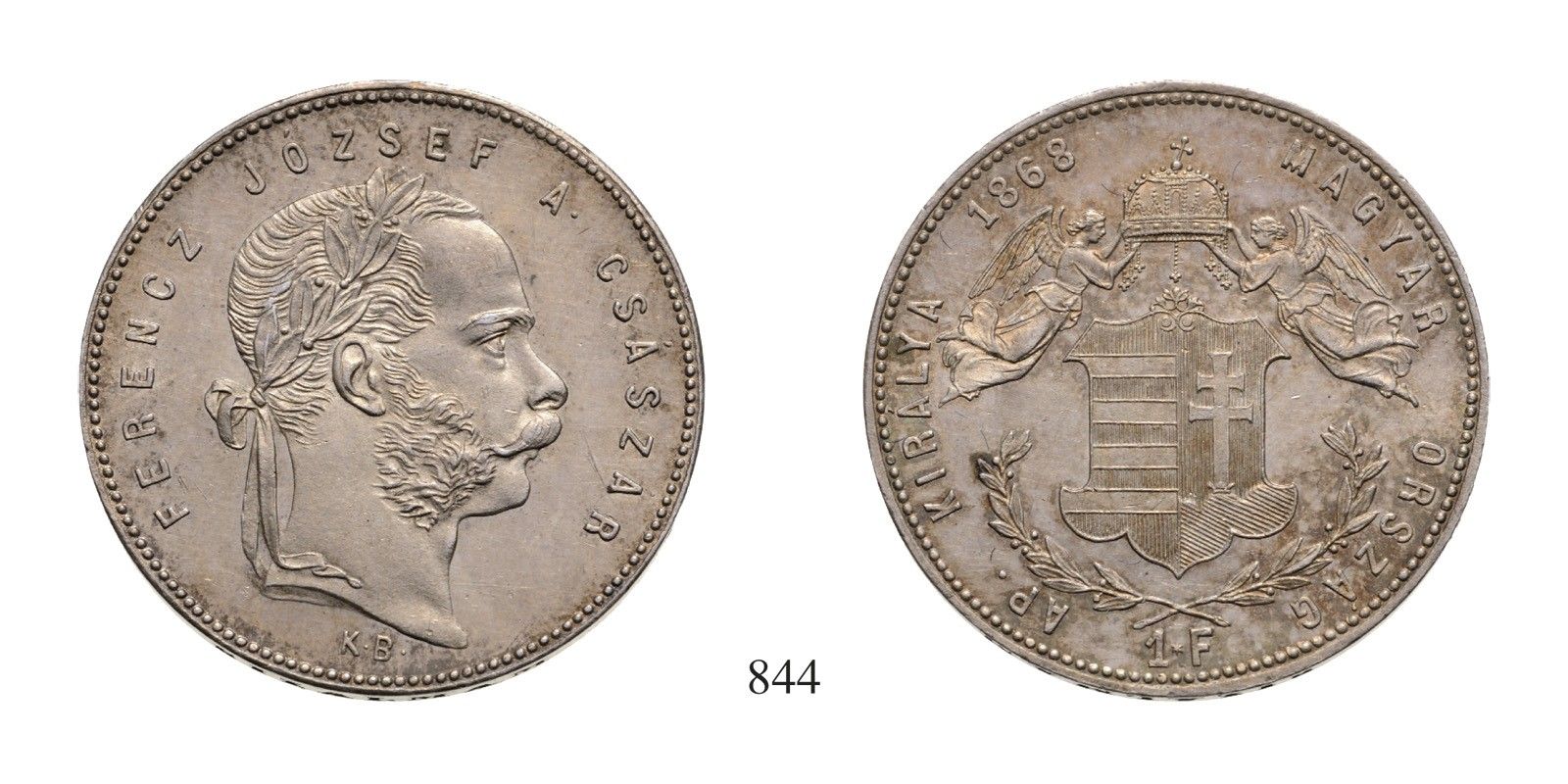 Ferenc József (1848-1916), Forint, Ag, 1868, Körmöcbánya