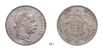 Ferenc József (1848-1916), Forint, Ag, 1869, Körmöcbánya
