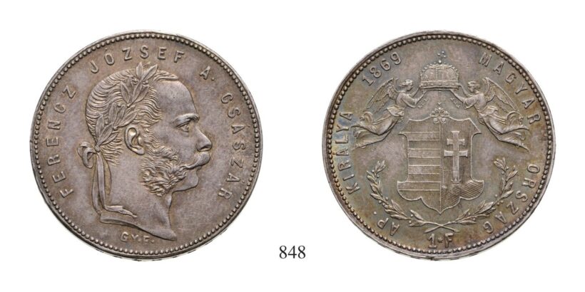 Ferenc József (1848-1916), Forint, Ag, 1869, Gyulafehérvár