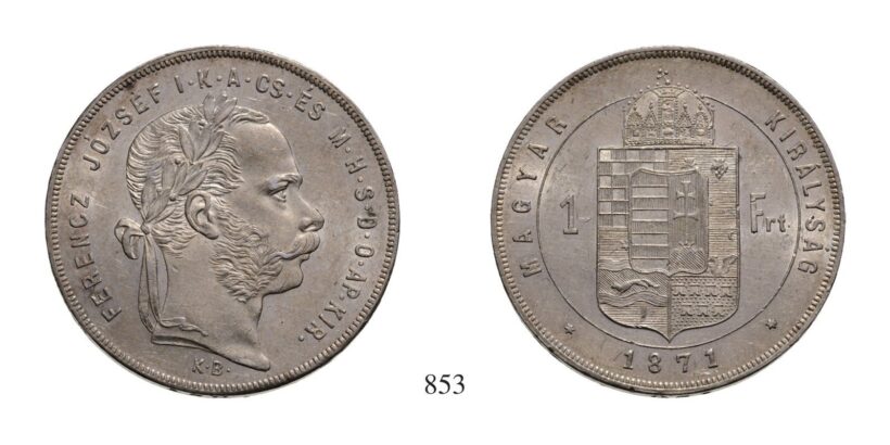 Ferenc József (1848-1916), Forint, Ag, 1871, Körmöcbánya
