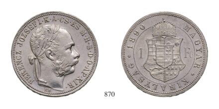 Ferenc József (1848-1916), Forint, Ag, 1890, Körmöcbánya