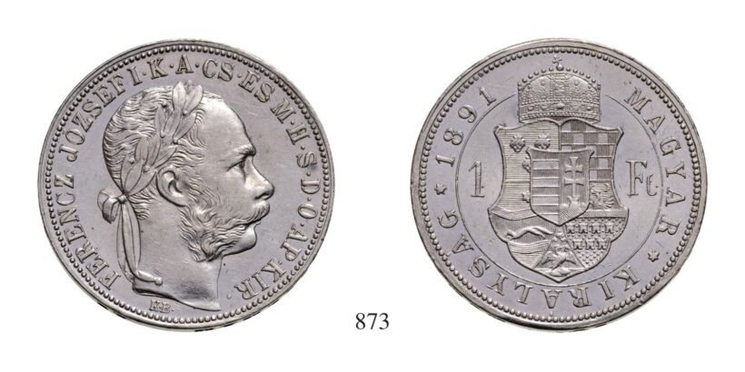 Ferenc József (1848-1916), Forint, Ag, 1891, Körmöcbánya