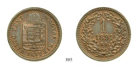 Ferenc József (1848-1916), 1 Krajcár, Cu, 1891, Körmöcbánya