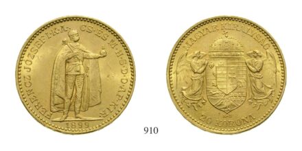 Ferenc József (1848-1916), 20 Korona, Au, 1899, Körmöcbánya
