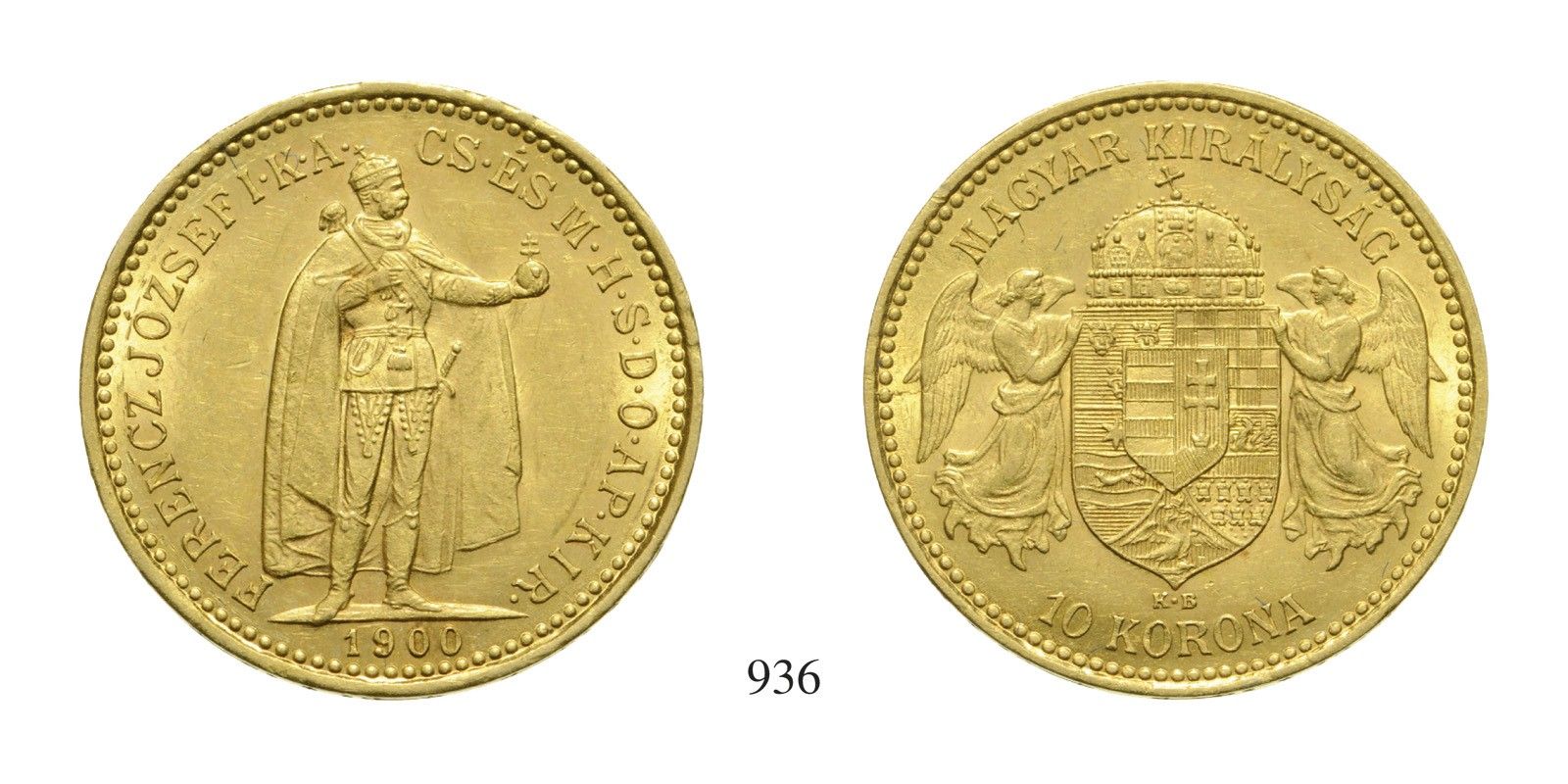 Ferenc József (1848-1916), 10 Korona, Au, 1900, Körmöcbánya