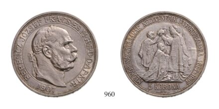 Ferenc József (1848-1916), 5 Korona, Ag, 1907, Körmöcbánya