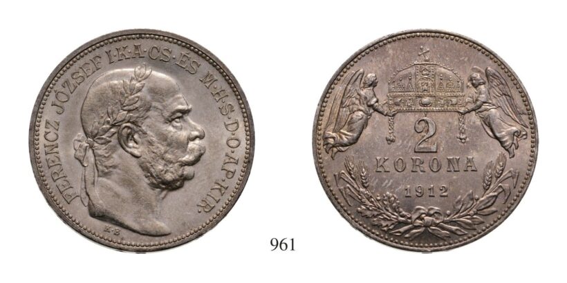 Ferenc József (1848-1916), 2 Korona, 1912, Körmöcbánya