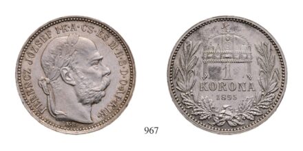 Ferenc József (1848-1916), 1 Korona, 1895, Körmöcbánya