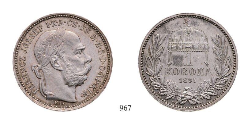 Ferenc József (1848-1916), 1 Korona, 1895, Körmöcbánya