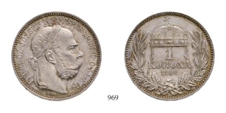 Ferenc József (1848-1916), 1 Korona, 1906, Körmöcbánya