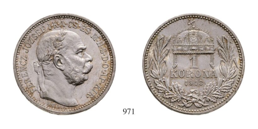 Ferenc József (1848-1916), 1 Korona, 1913, Körmöcbánya