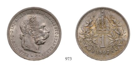 Ferenc József (1848-1916), 1 Krone, 1897, Wien