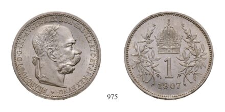 Ferenc József (1848-1916), 1 Krone, 1907, Wien