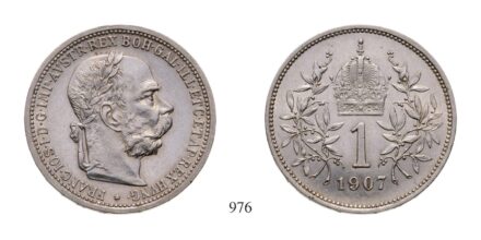Ferenc József (1848-1916), 1 Krone, 1907, Wien
