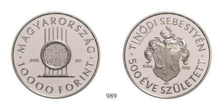 Magyar Köztársaság (1989-), 10000 Forint Próbaveret, Ag - 927, 2015, Budapest