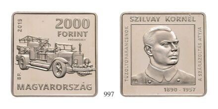 Magyar Köztársaság (1989-), 2000 Forint, Cu75Ni25, 2015, Budapest