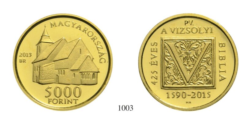 Magyar Köztársaság (1989-), 5000 Forint, Au 999, 2015, Budapest