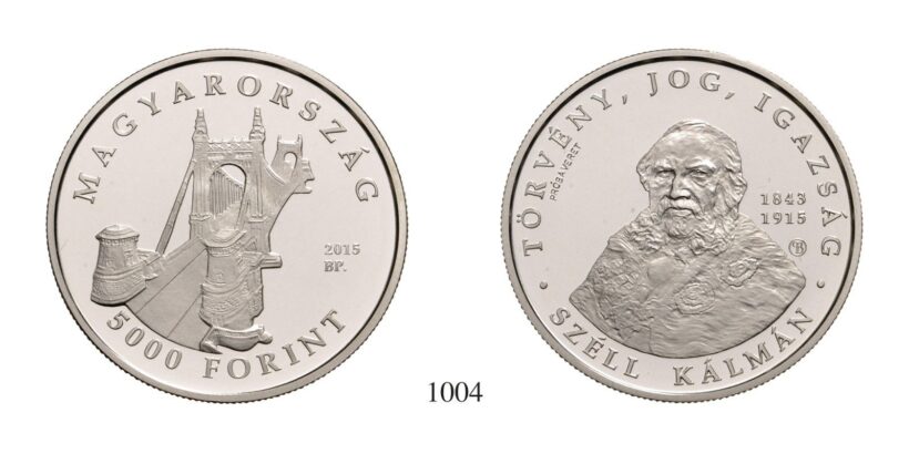 Magyar Köztársaság (1989-), 5000 Forint, Ag 925, 2015, Budapest