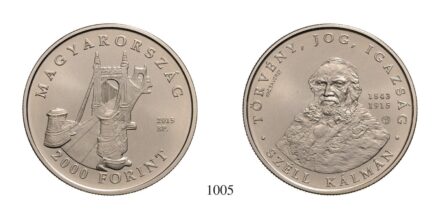 Magyar Köztársaság (1989-), 2000 Forint, Cu75Ni25, 2015, Budapest