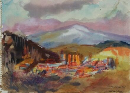 Bényi László (1909 -2004): Nagymarosi emlék, 1955