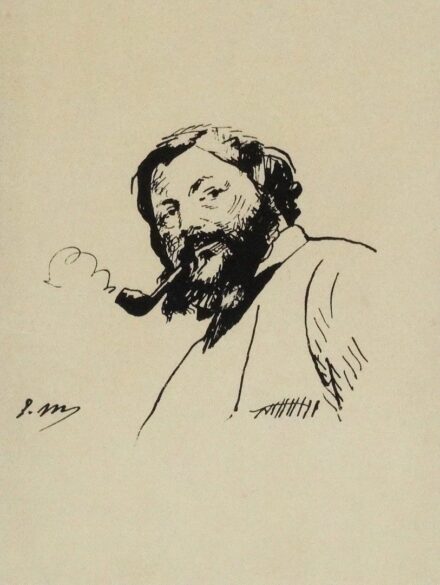EM jelzéssel (Edouard Manet?): Férfiportré
