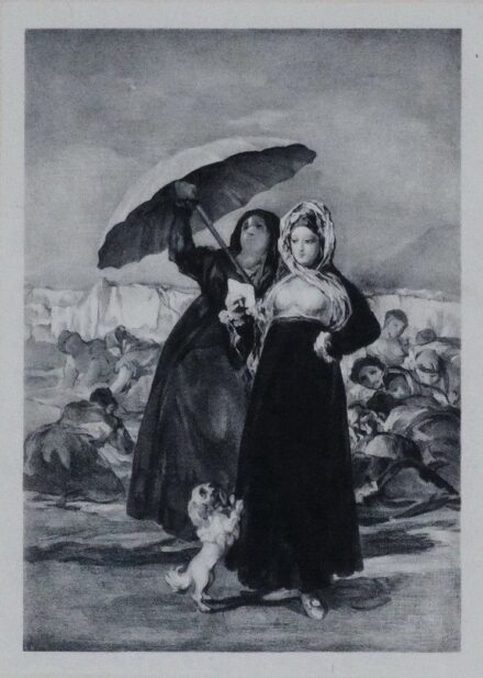 Goya, Francisco (1746 - 1828) festménye után: A szerelmes levél