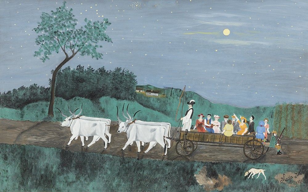 Kada István: Az ökrös szekérolaj