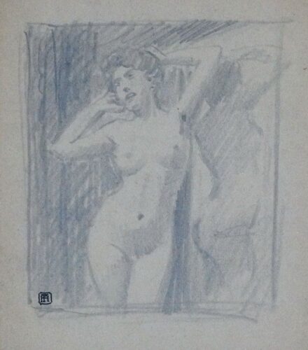 Helbing Ferenc (1870 - 1958): Álló női akt