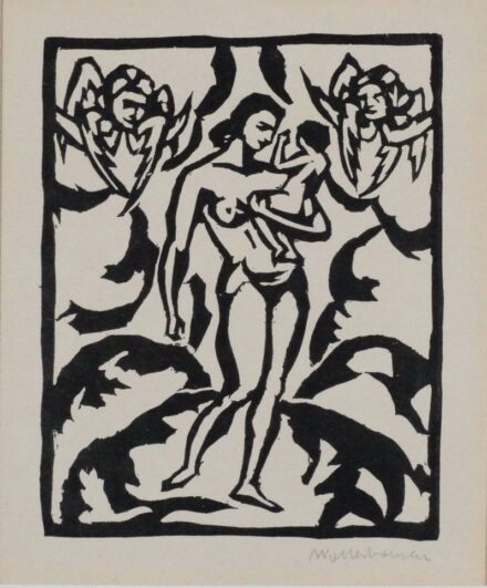 Walleshausen Zsigmond (1887-1978): Anya gyermekével
