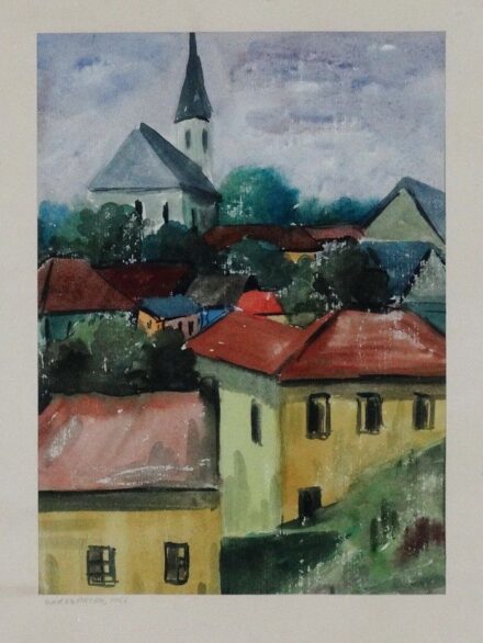 Olvashatatlan szignó: Sárospatak, 1966