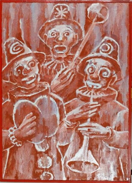 Prokop Péter (1919 - 2003): Bohóckodók, 2002