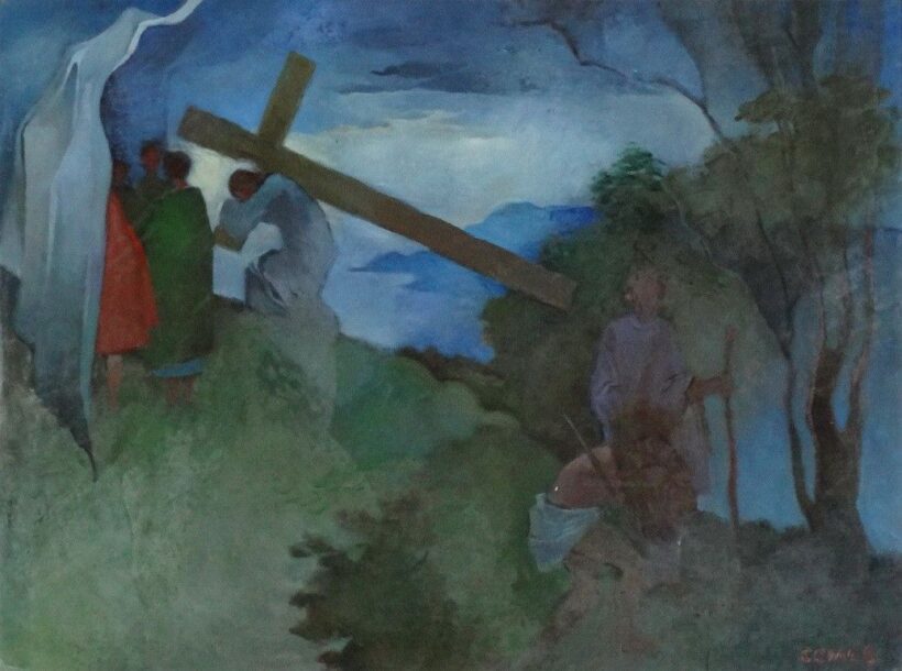Somos Miklós (1933-2009): Jézus és Izsák