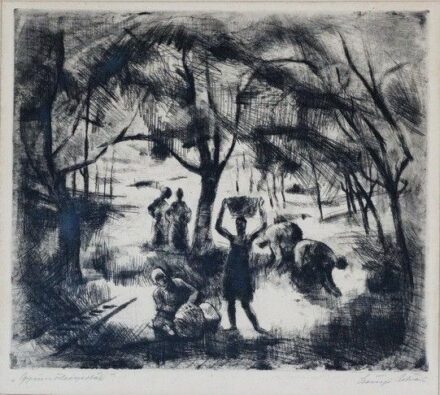 Szőnyi István (1894 - 1960): Gyümölcsszedõk, 1925