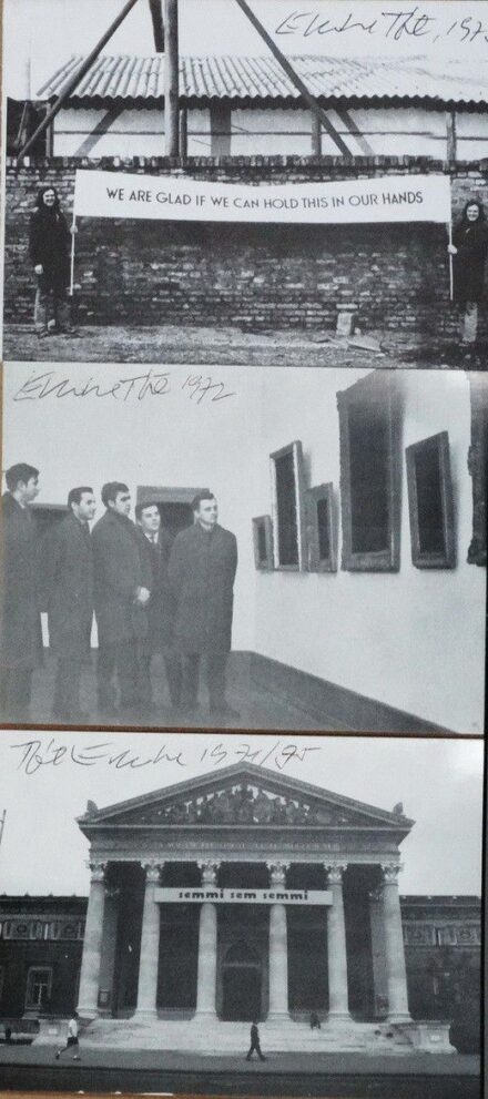 Tót Endre (1937): 3 db aláírt képeslap, 1972, 1975, 1995