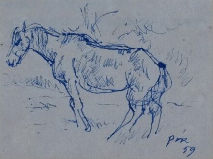 Pór Bertalan (1880 - 1964): Ló, 1959