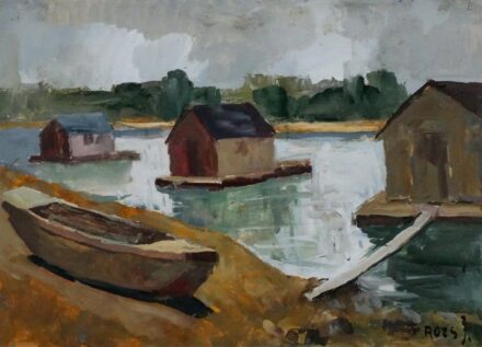 Rozs János (1901 - 1987): Tisza-part