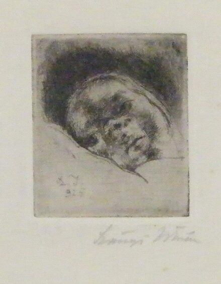 Szőnyi István (1894 - 1960): Fekvő kisfiú, 1925