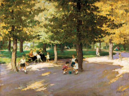 Gaál Ferenc (1891-1956): Nyári parkban