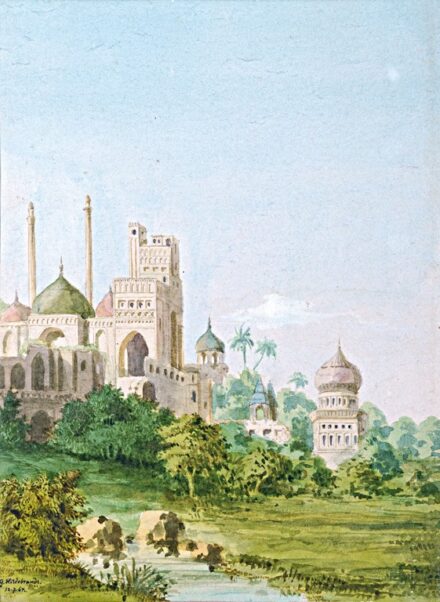 Hildebrandt, Eduard (1817-1869): Isztambul látképe, 1864