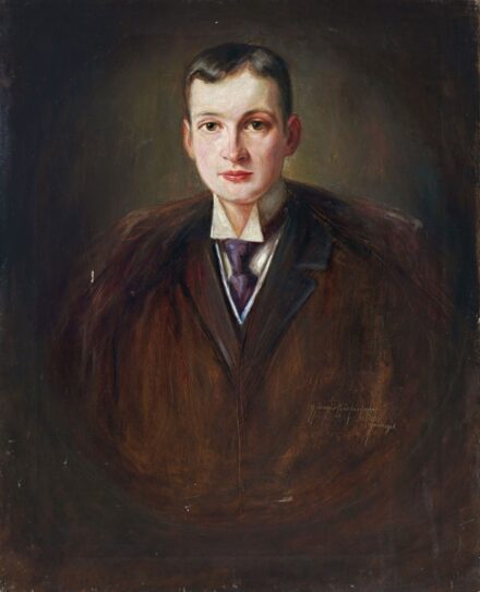 Donghó Gyárfás Géza, ifj. (működött 1900 körül): Fiú portréja, 1906