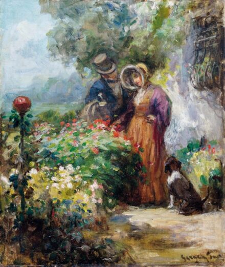 Gergely Imre (1868-1957körül): Udvarlás